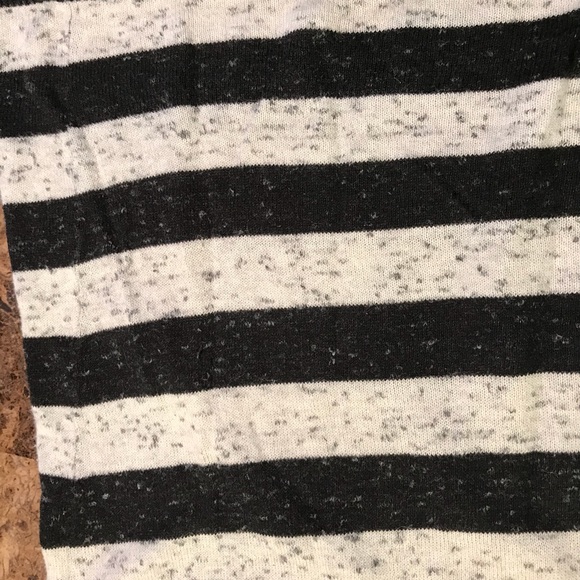 GAP maternity top Small black white stripe sweater - Picture 9 of 10